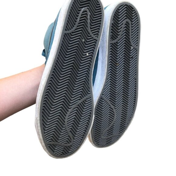 RARE 2011 Nike Blazer SB Charcoal RiftBlue Classic Size 10 - Picture 6 of 11